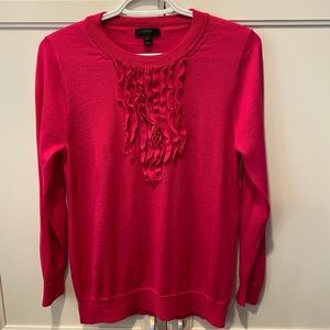 Jcrew ruffle sweater